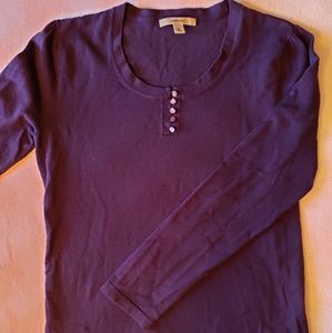 Purple Rayon Sweater Women's sz M